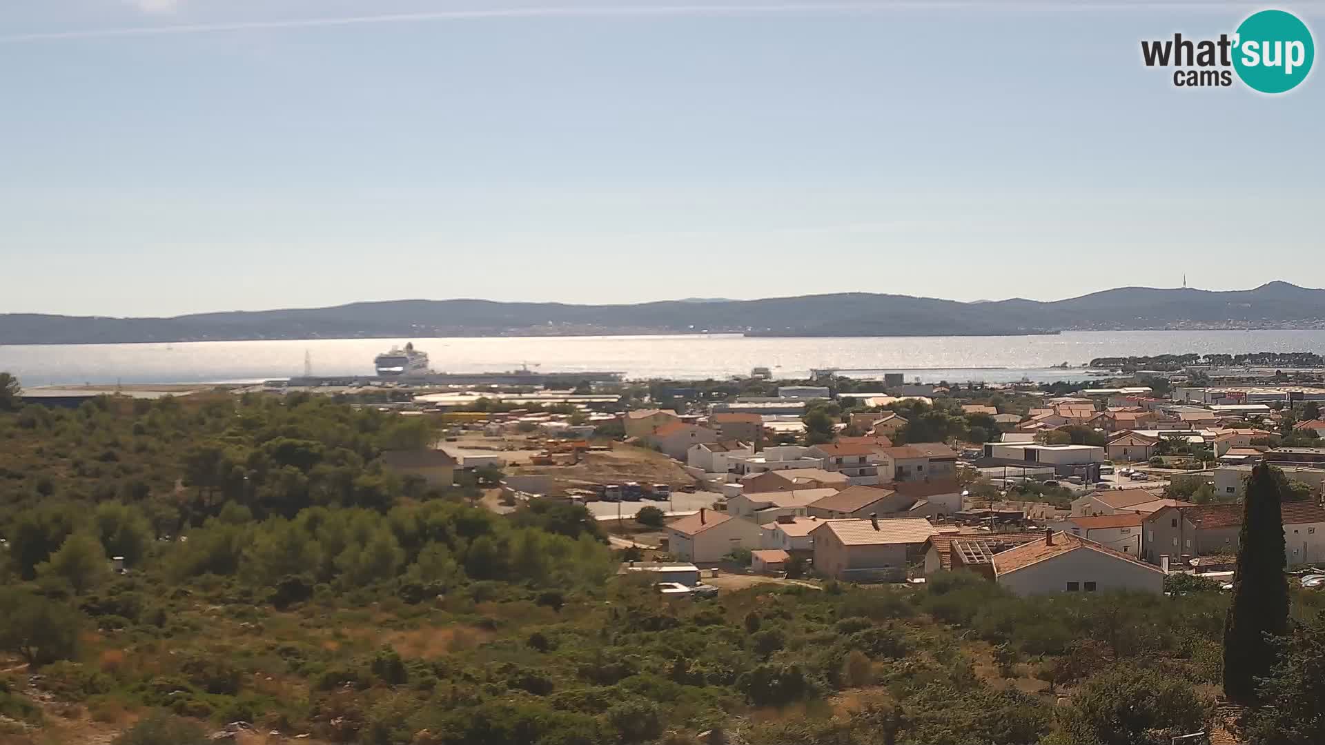 Panorama de la Webcam del Puerto Gazenica de Zadar, Zadar, Croacia