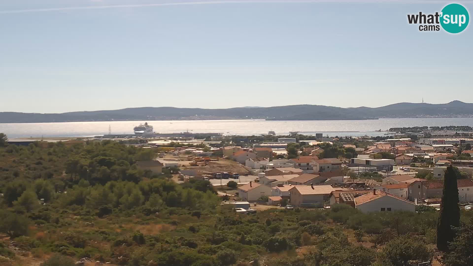 Panorama de la Webcam del Puerto Gazenica de Zadar, Zadar, Croacia