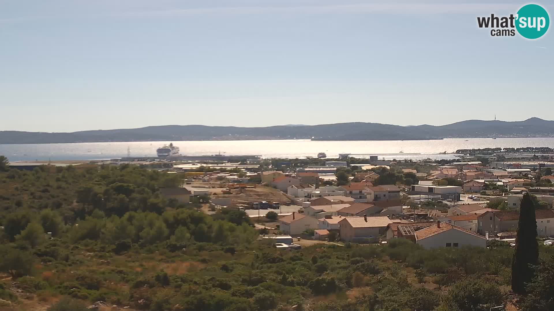 Panorama de la Webcam del Puerto Gazenica de Zadar, Zadar, Croacia