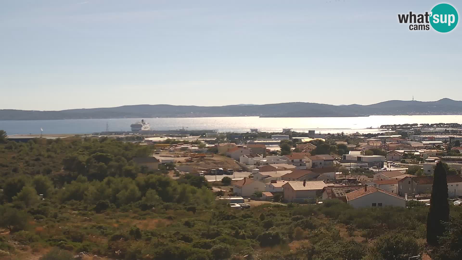 Panoramska web kamera Luke Gaženica u Zadru, Hrvatska