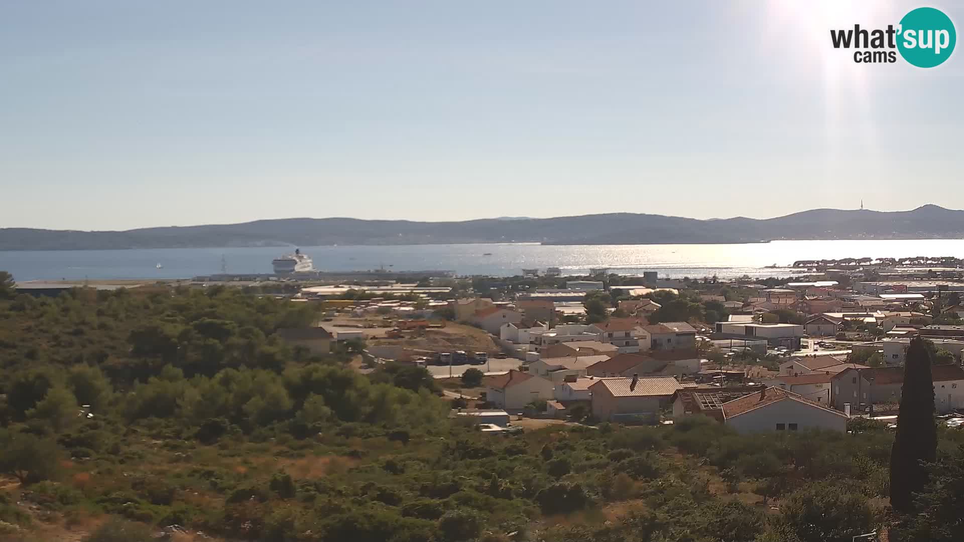 Panoramska web kamera Luke Gaženica u Zadru, Hrvatska
