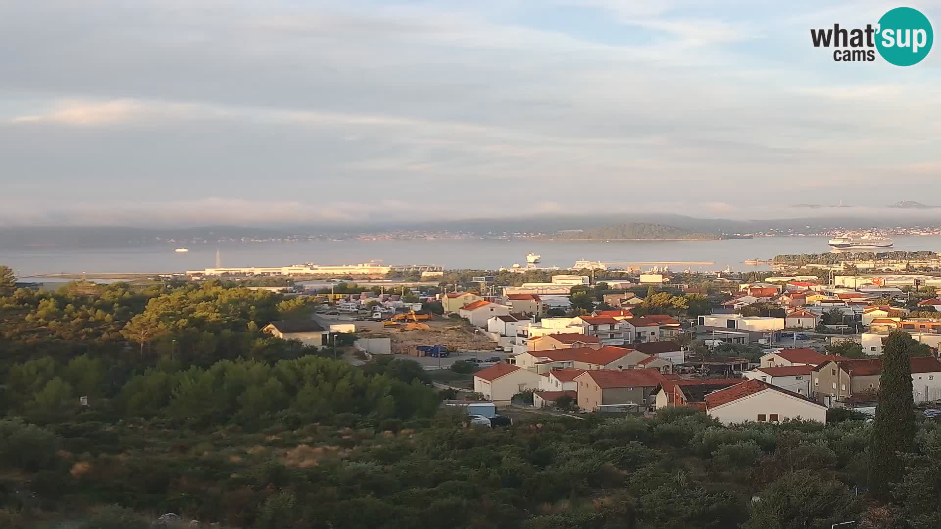 Panoramska web kamera Luke Gaženica u Zadru, Hrvatska