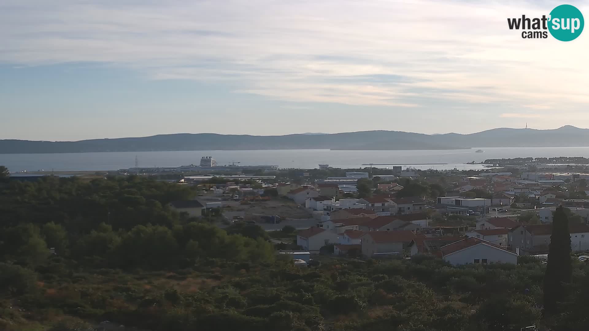 Panoramska web kamera Luke Gaženica u Zadru, Hrvatska