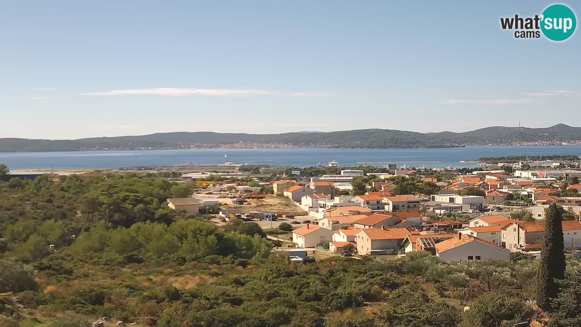 Zadar Port Gazenica Webcam Panorama, Zadar, Kroatien