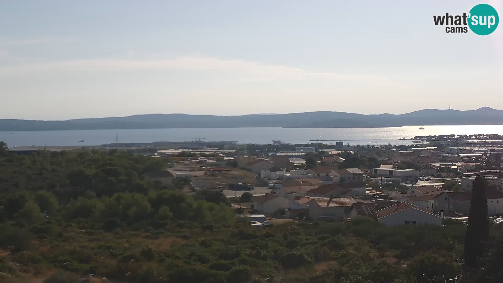 Panorama de la Webcam del Puerto Gazenica de Zadar, Zadar, Croacia