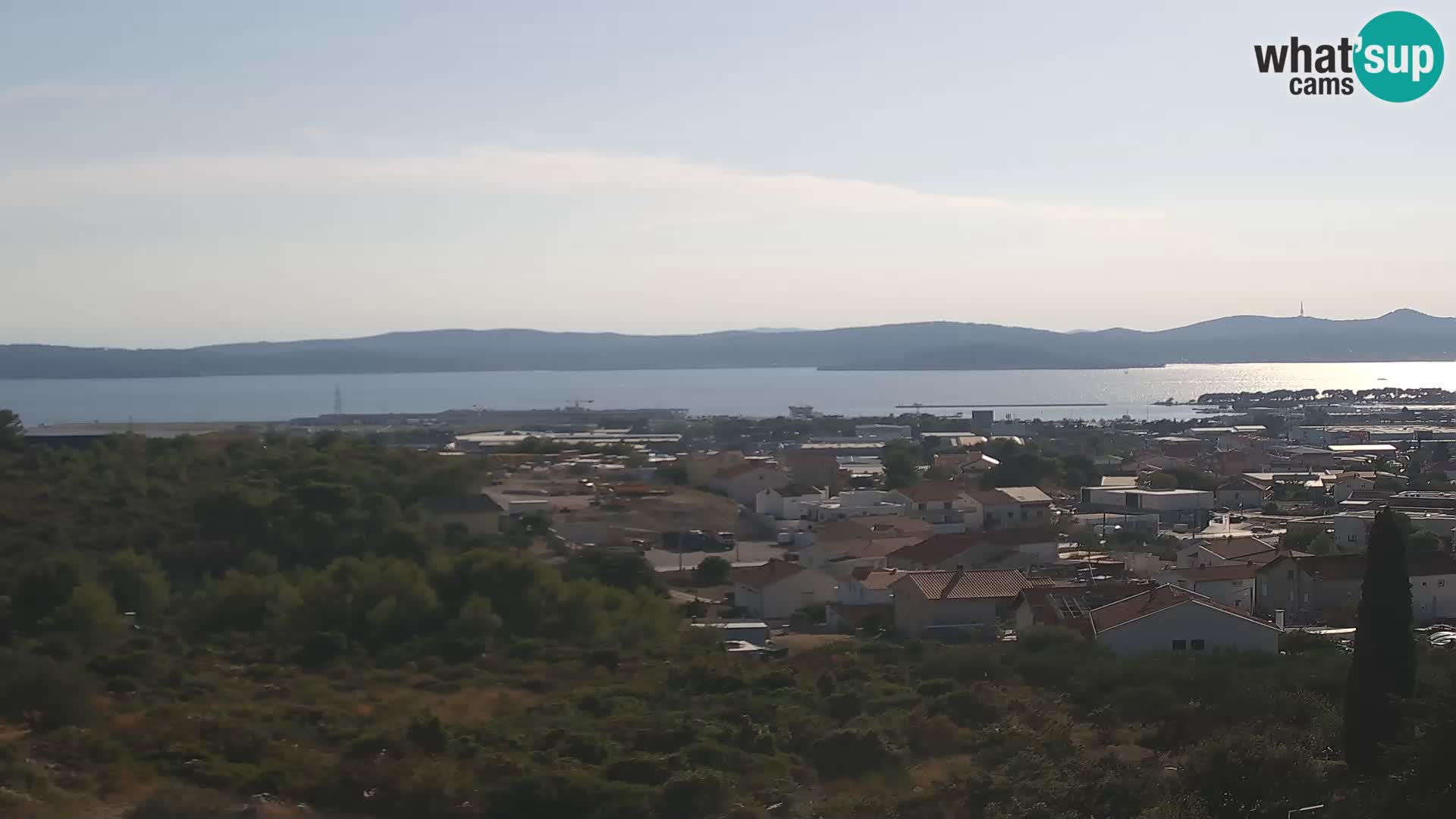 Panorama de la Webcam del Puerto Gazenica de Zadar, Zadar, Croacia