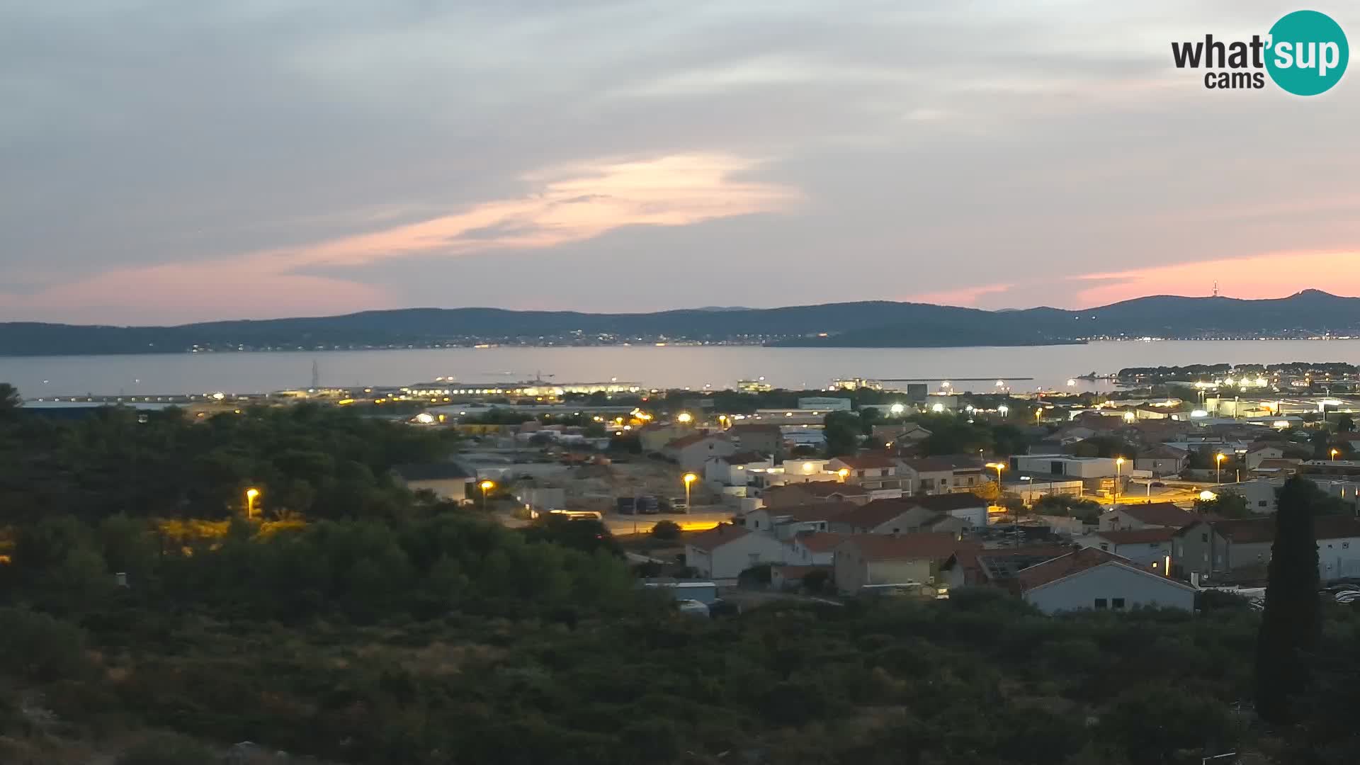 Zadar Port Gazenica Webcam Panorama, Zadar, Kroatien