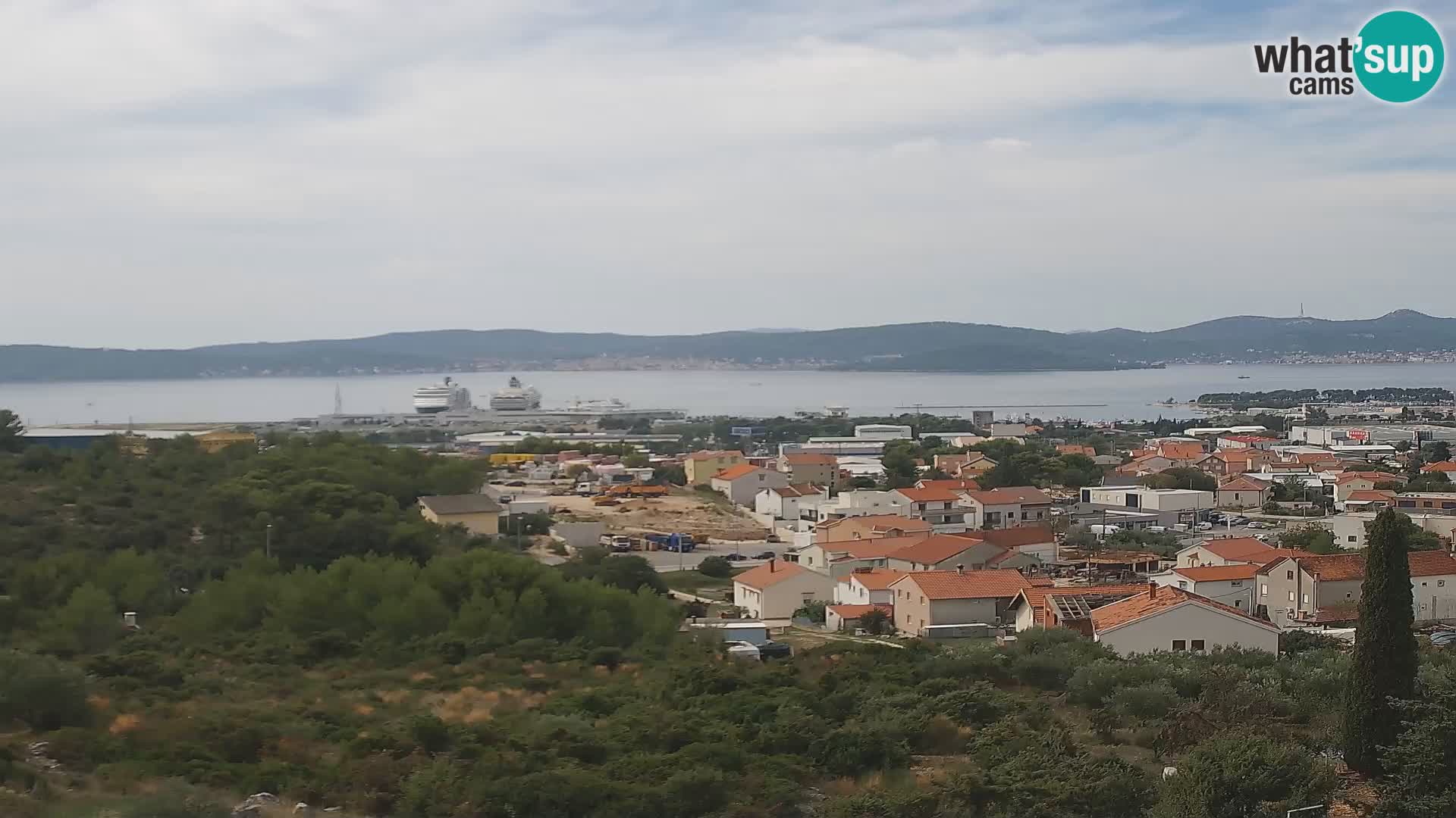Zadar Port Gazenica Webcam Panorama, Zadar, Kroatien