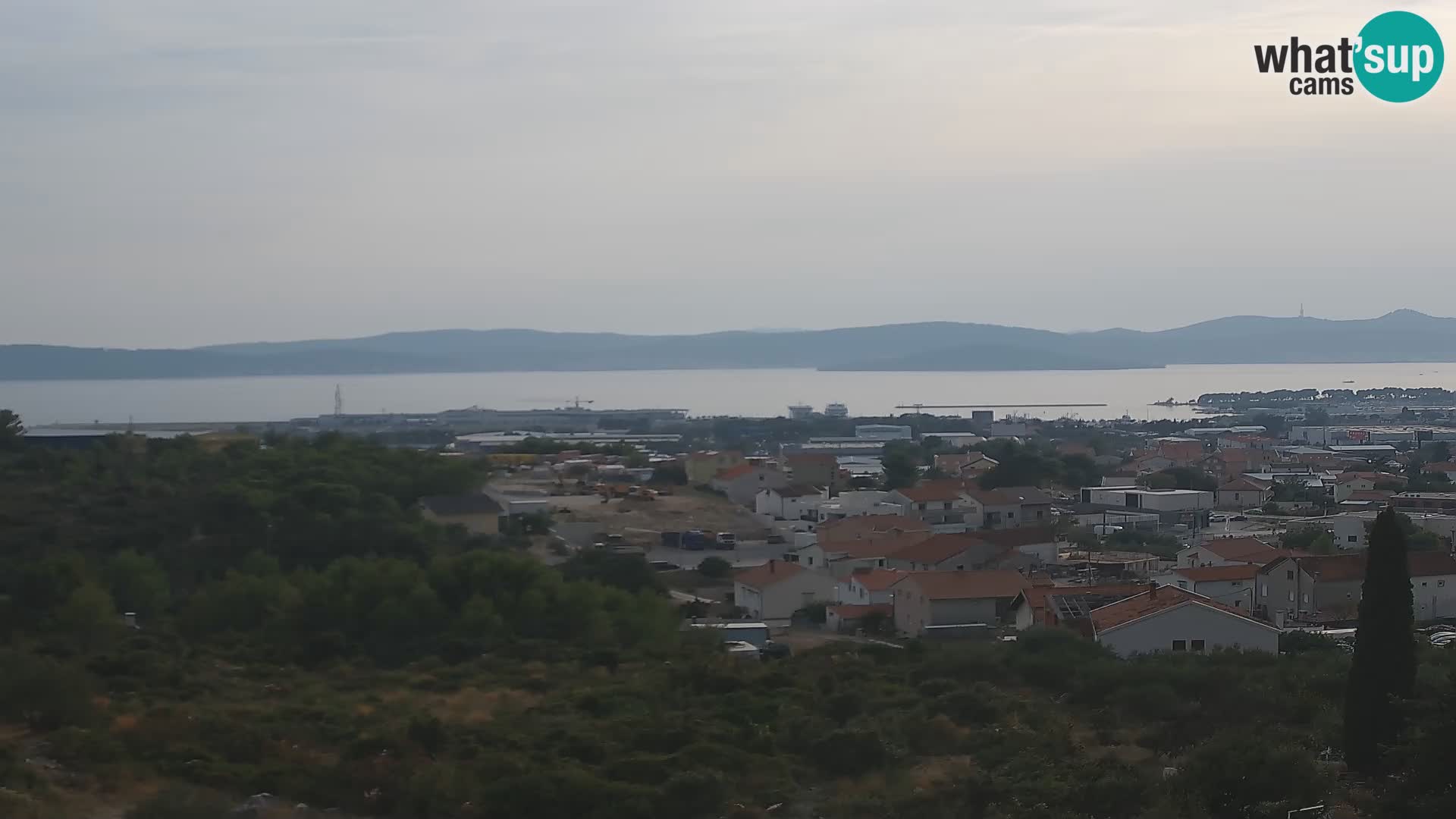 Panorama de la Webcam del Puerto Gazenica de Zadar, Zadar, Croacia