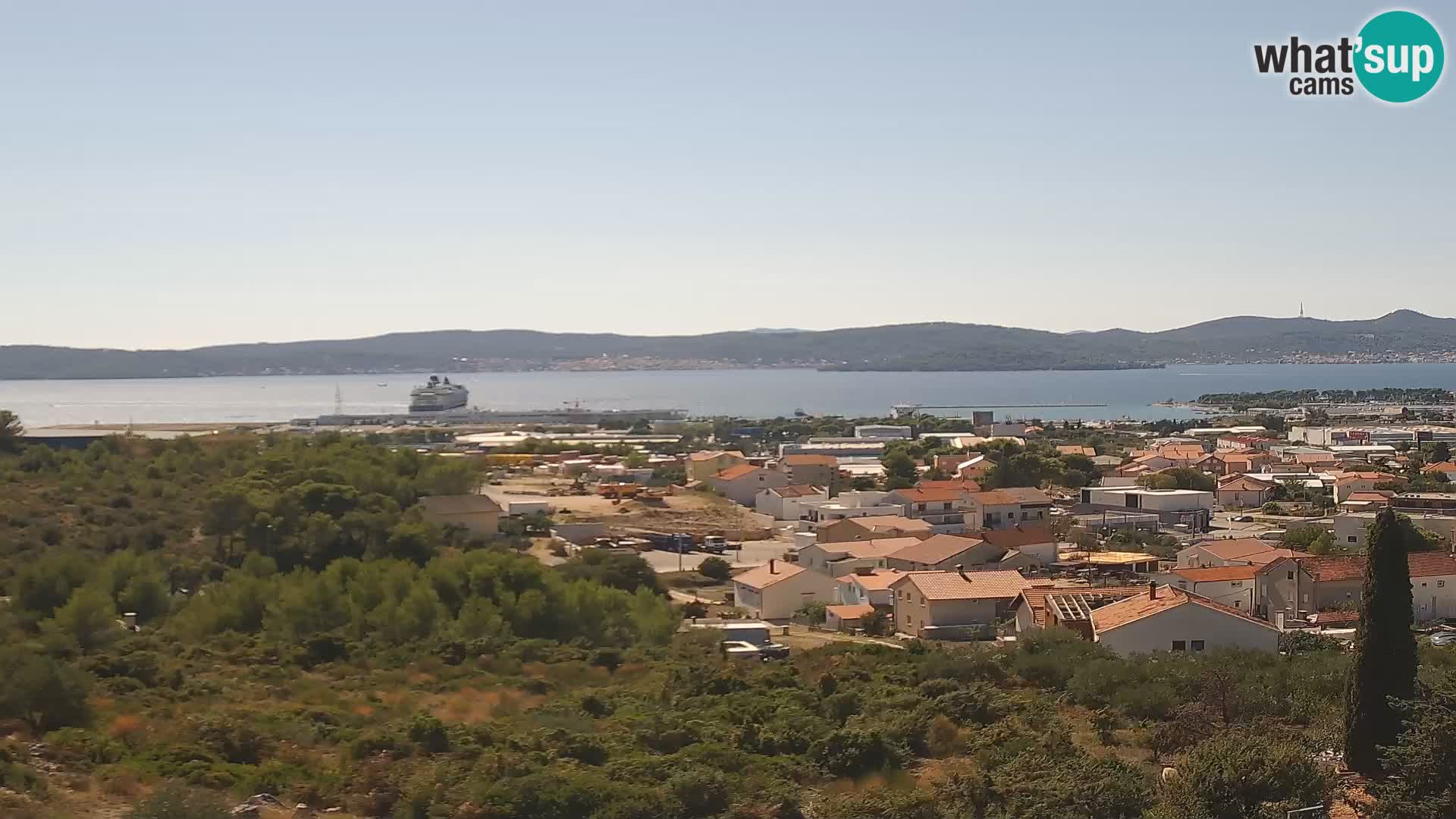 Zadar Port Gazenica Webcam Panorama, Zadar, Croatie