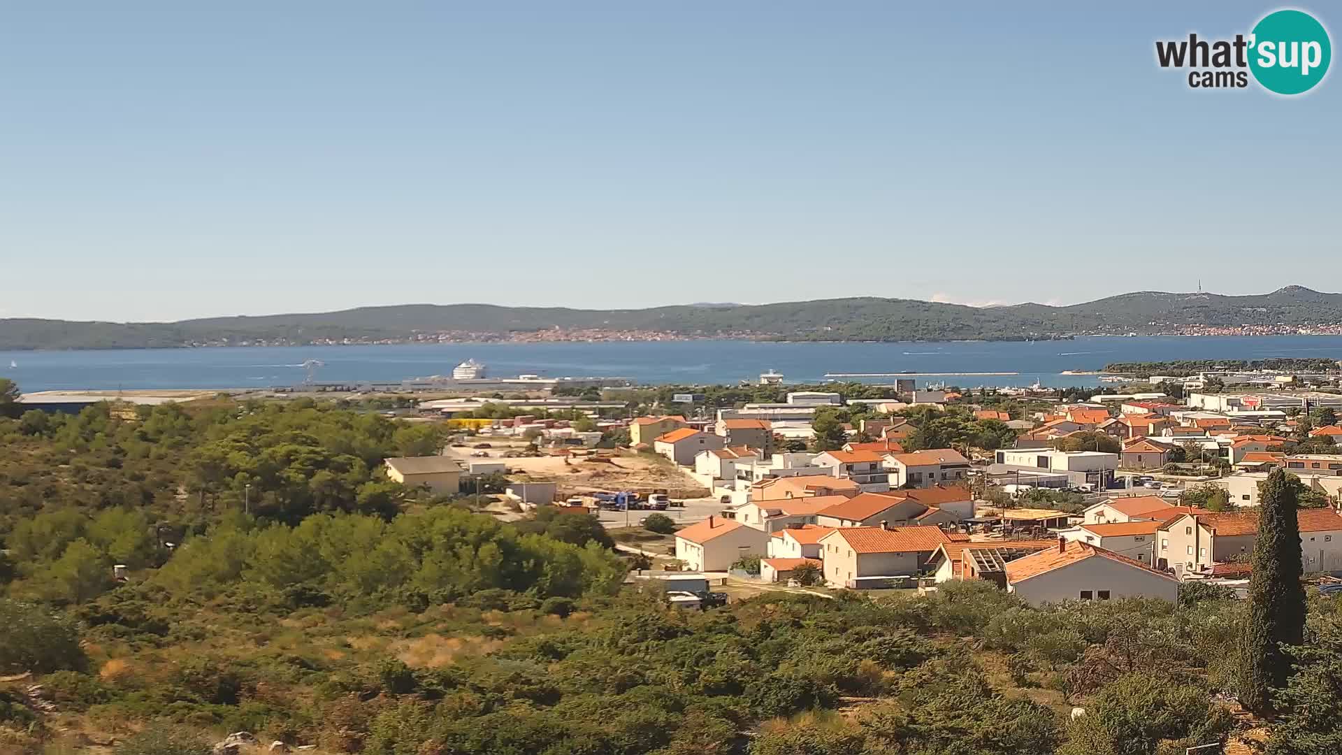 Panorama de la Webcam del Puerto Gazenica de Zadar, Zadar, Croacia