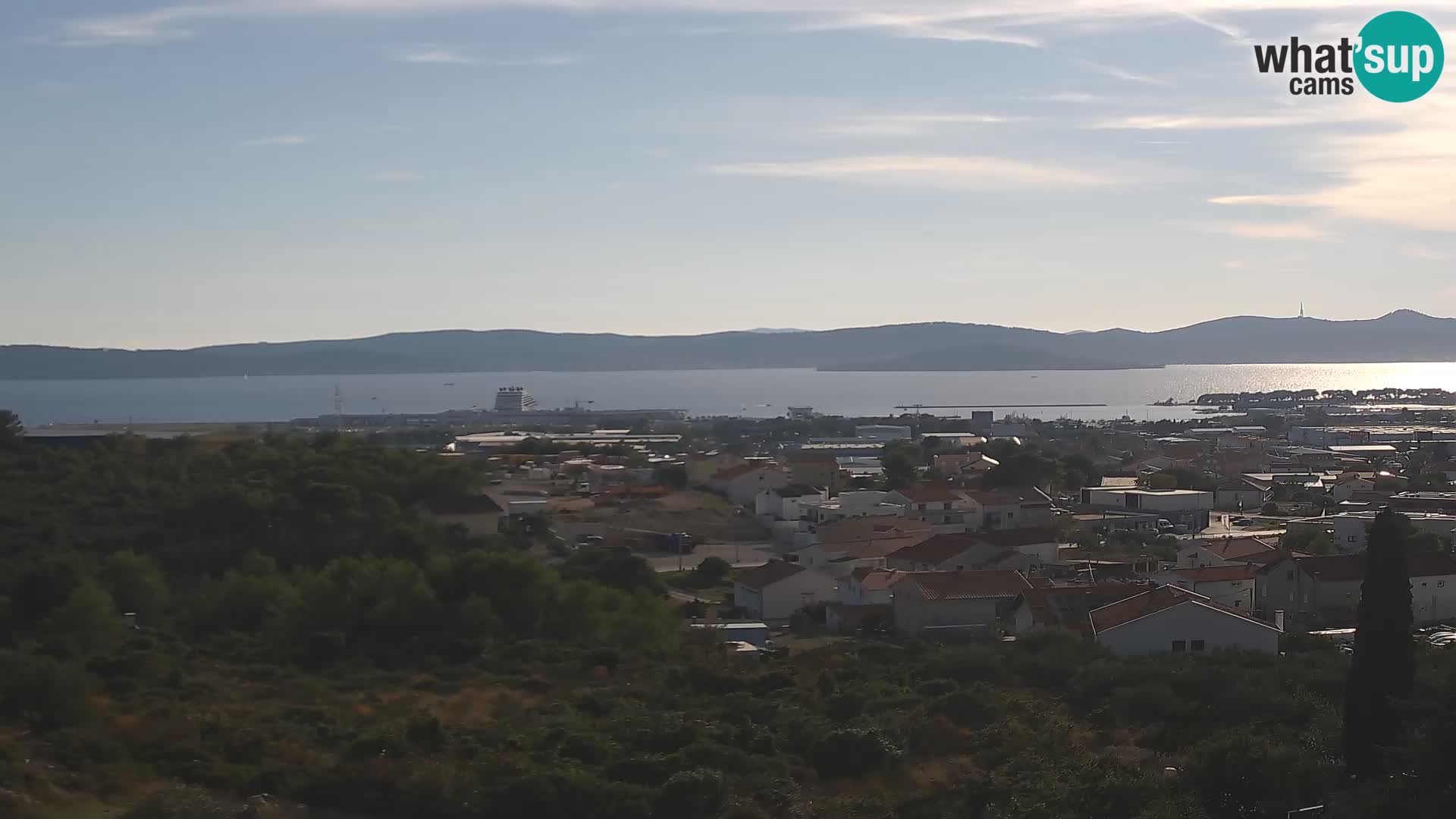 Zadar Port Gazenica Webcam Panorama, Zadar, Kroatien