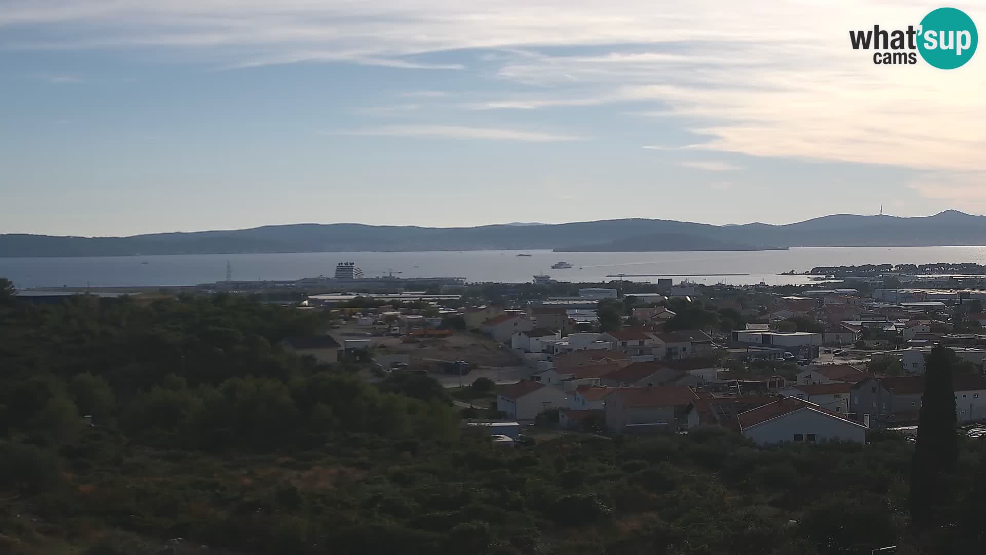 Zadar Pristanišče Gazenica s panoramsko spletno kamero, Zadar, Hrvaška