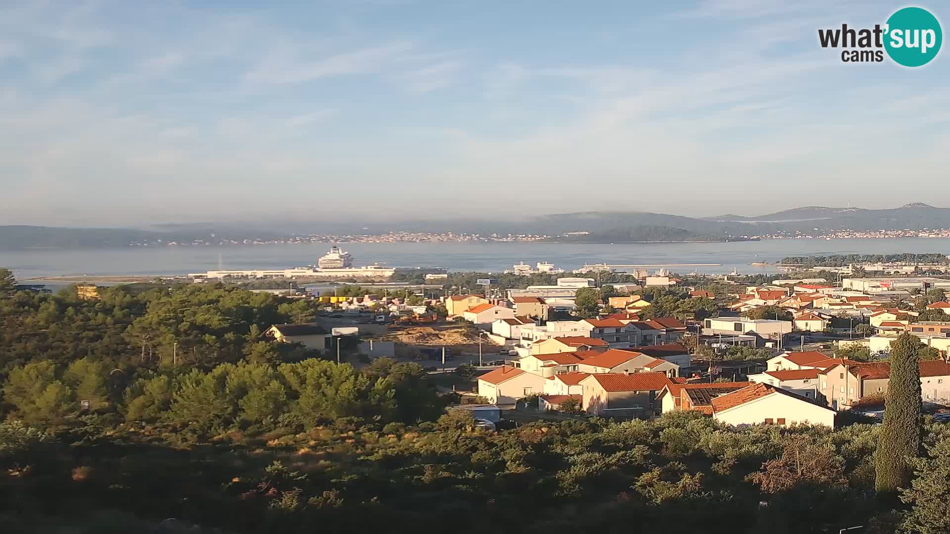 Zadar Port Gazenica Webcam Panorama, Zadar, Croatia