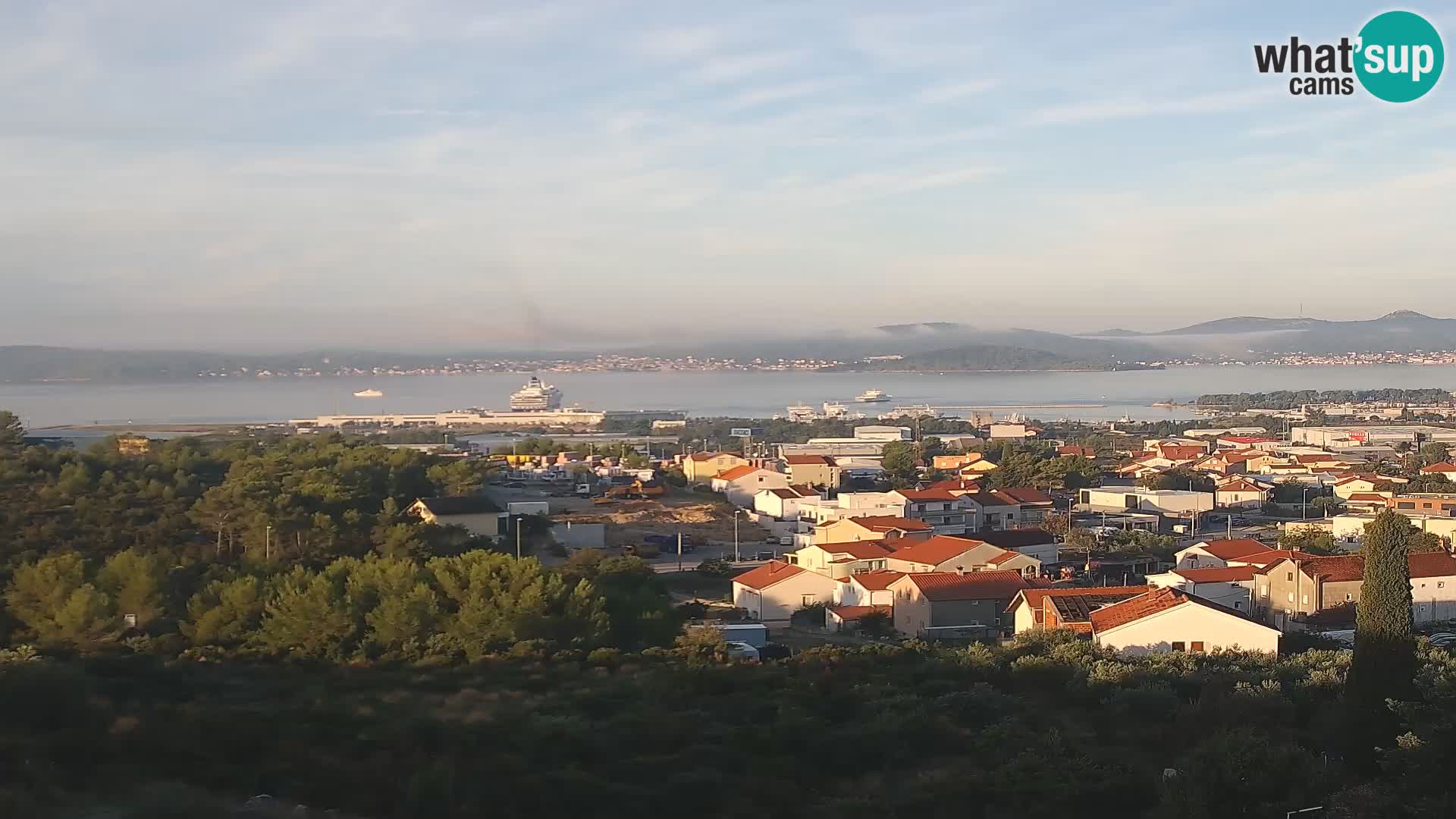 Zadar Port Gazenica Webcam Panorama, Zadar, Croatia