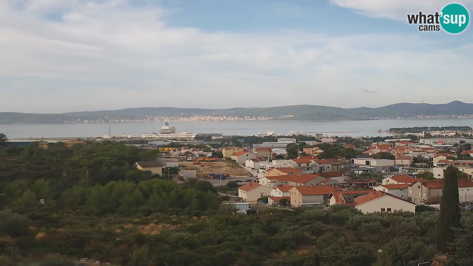 Panoramska web kamera Luke Gaženica u Zadru, Hrvatska