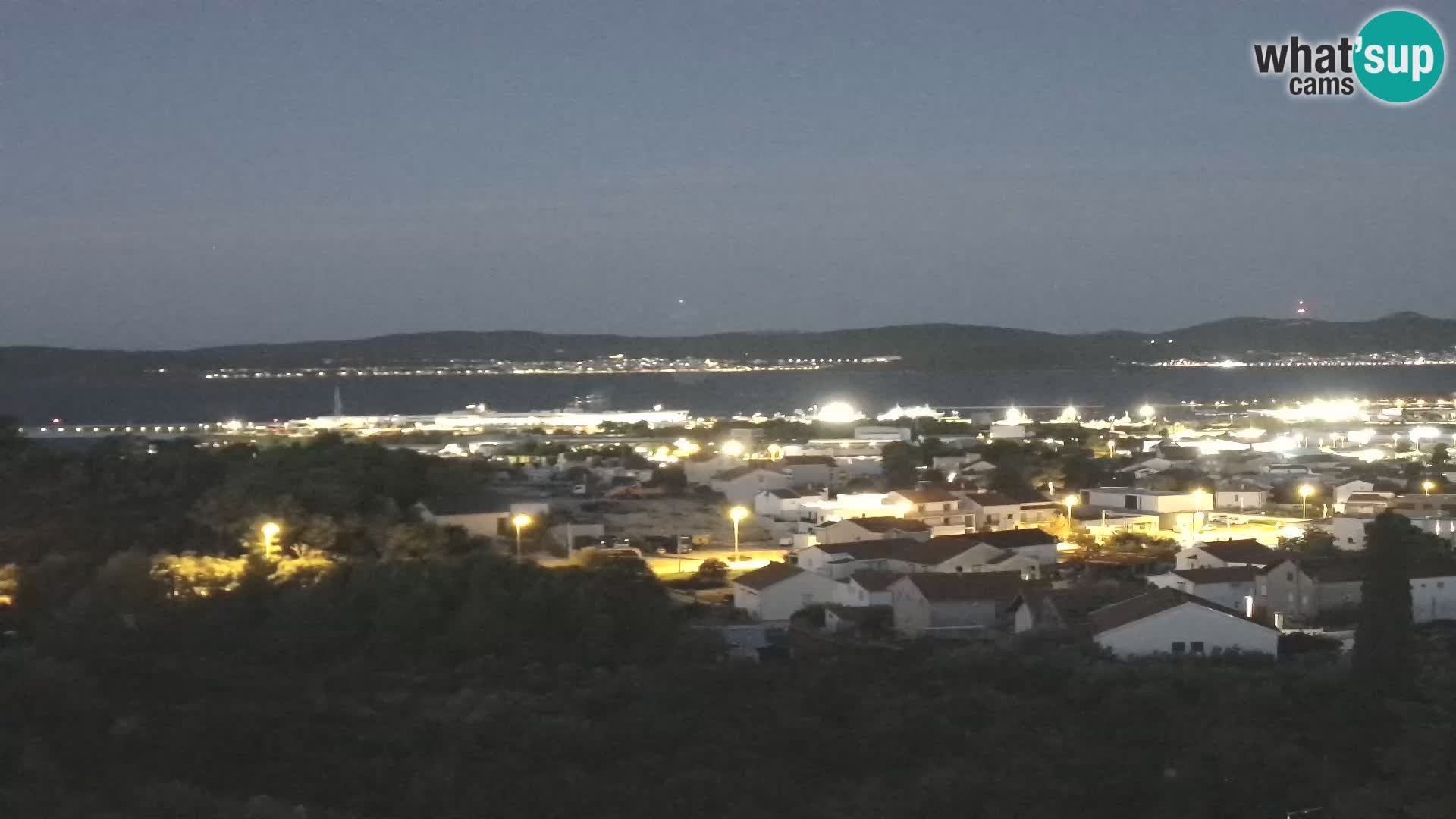 Zadar Pristanišče Gazenica s panoramsko spletno kamero, Zadar, Hrvaška