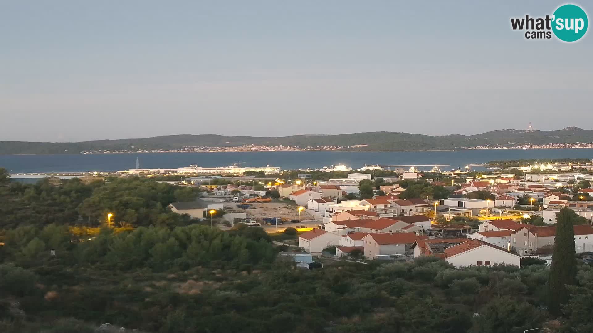 Zadar Pristanišče Gazenica s panoramsko spletno kamero, Zadar, Hrvaška