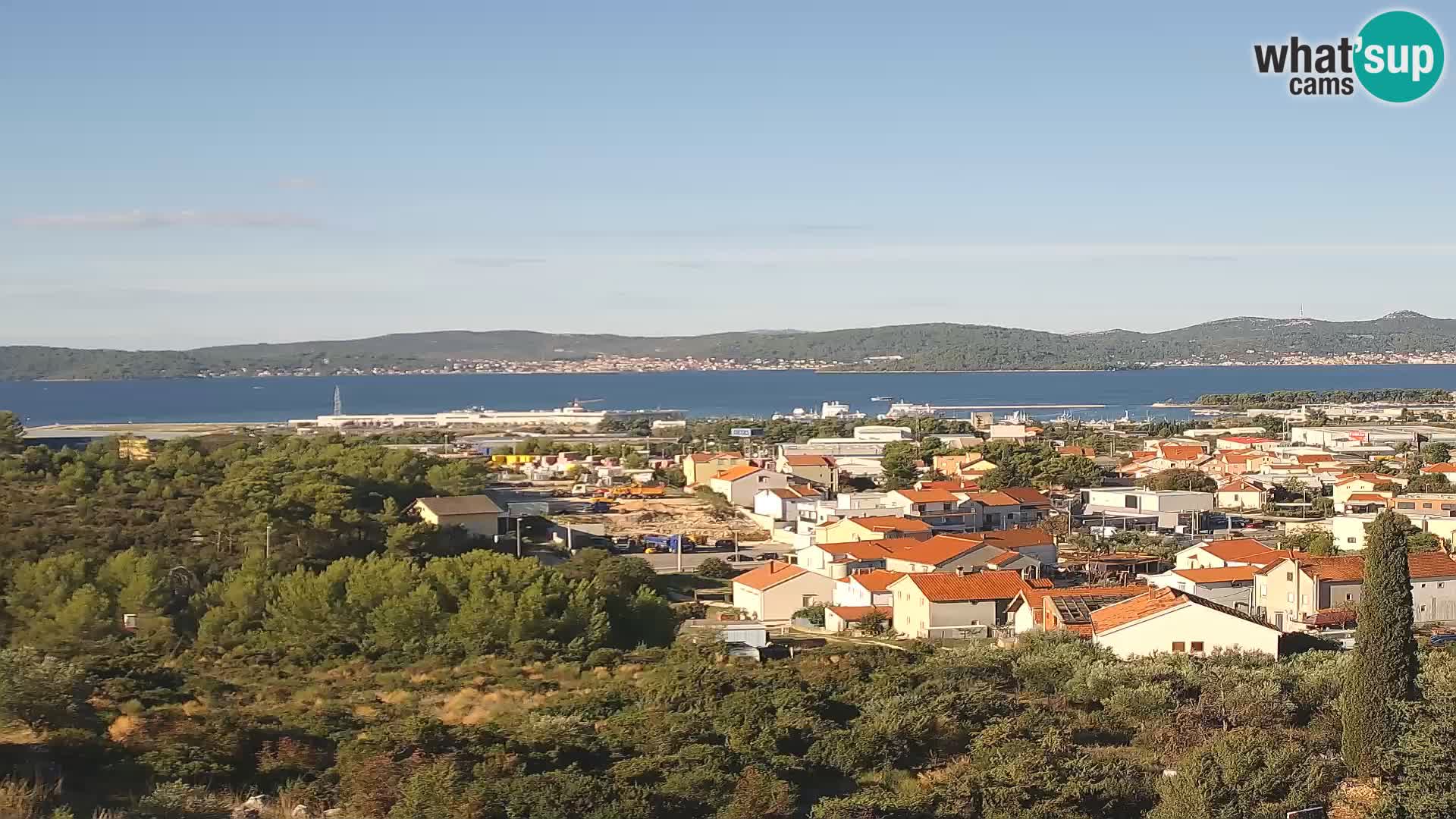 Panoramska web kamera Luke Gaženica u Zadru, Hrvatska