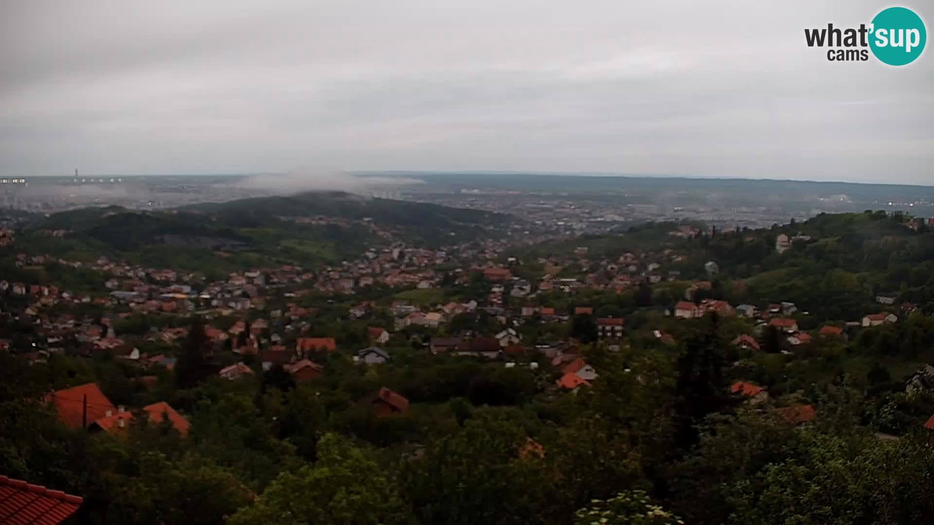 Panoramic view of Zagreb