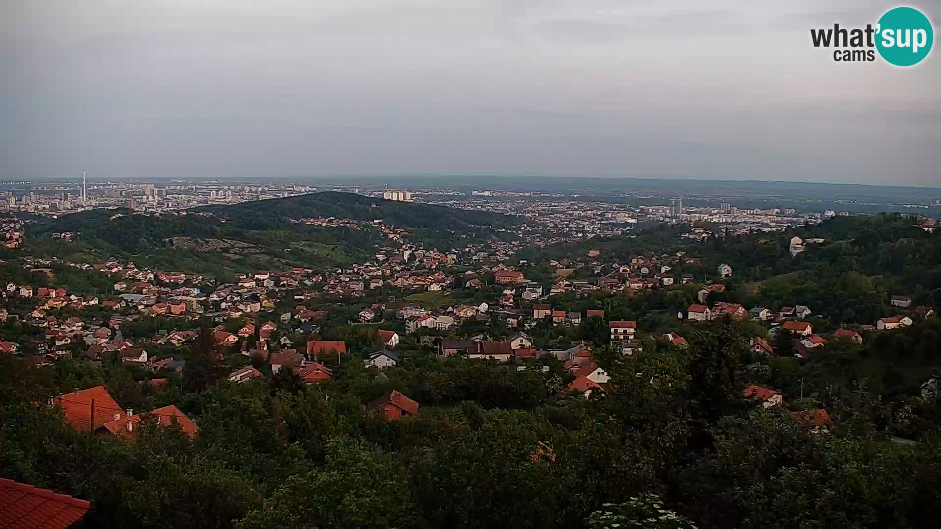 Vue panoramique de Zagreb