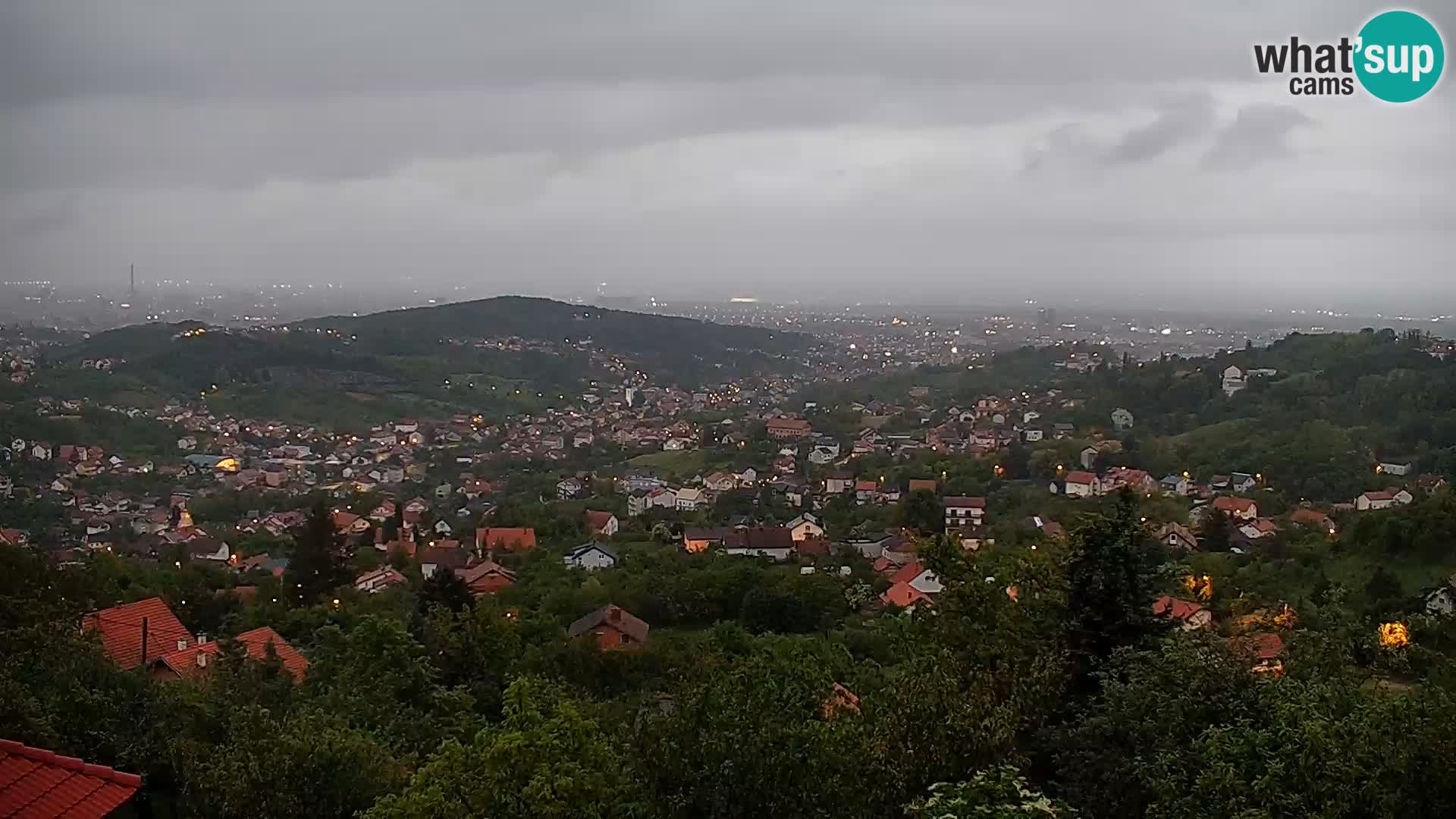 Vista panorámica de Zagreb