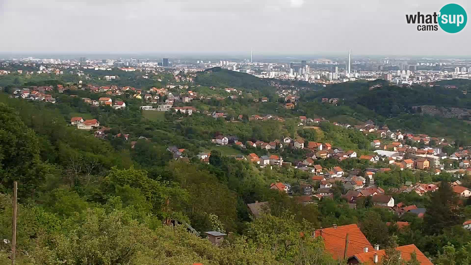 Panoramski pogled na Zagreb
