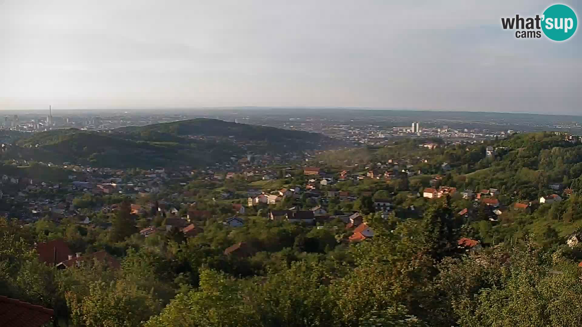 Vue panoramique de Zagreb