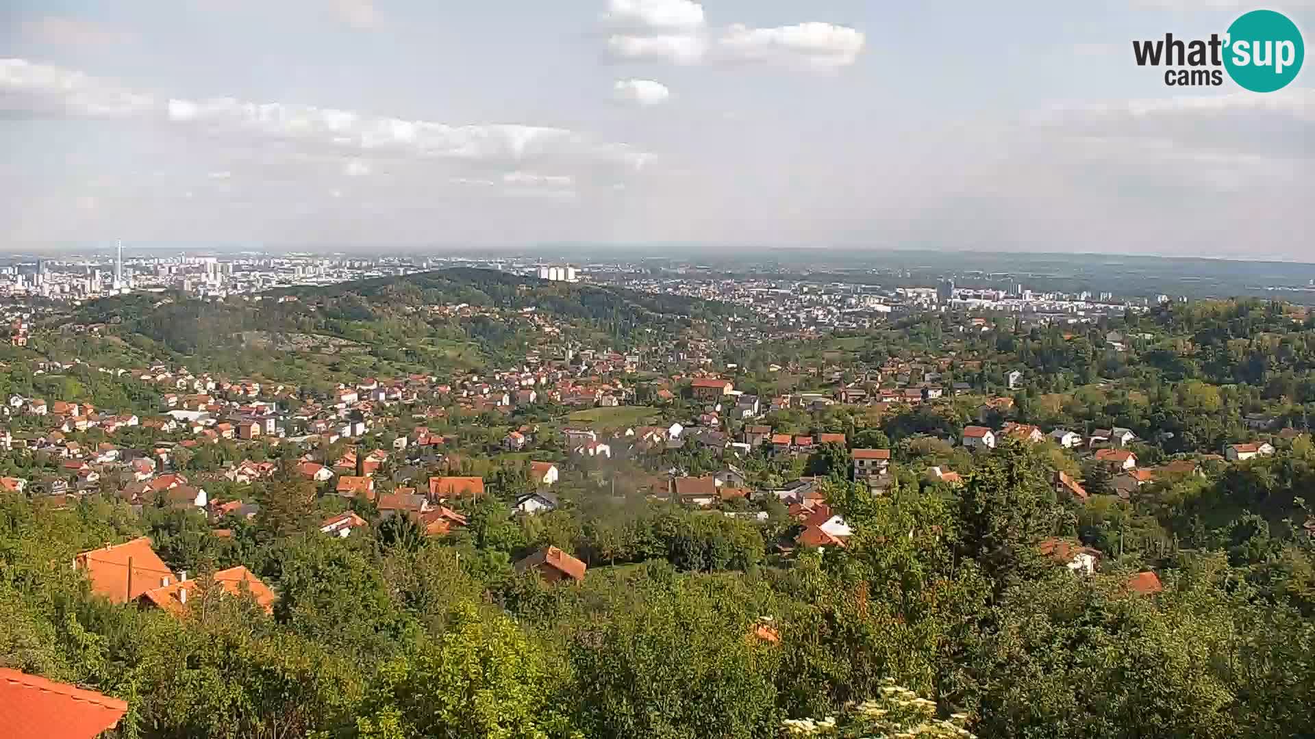 Panoramski pogled na Zagreb