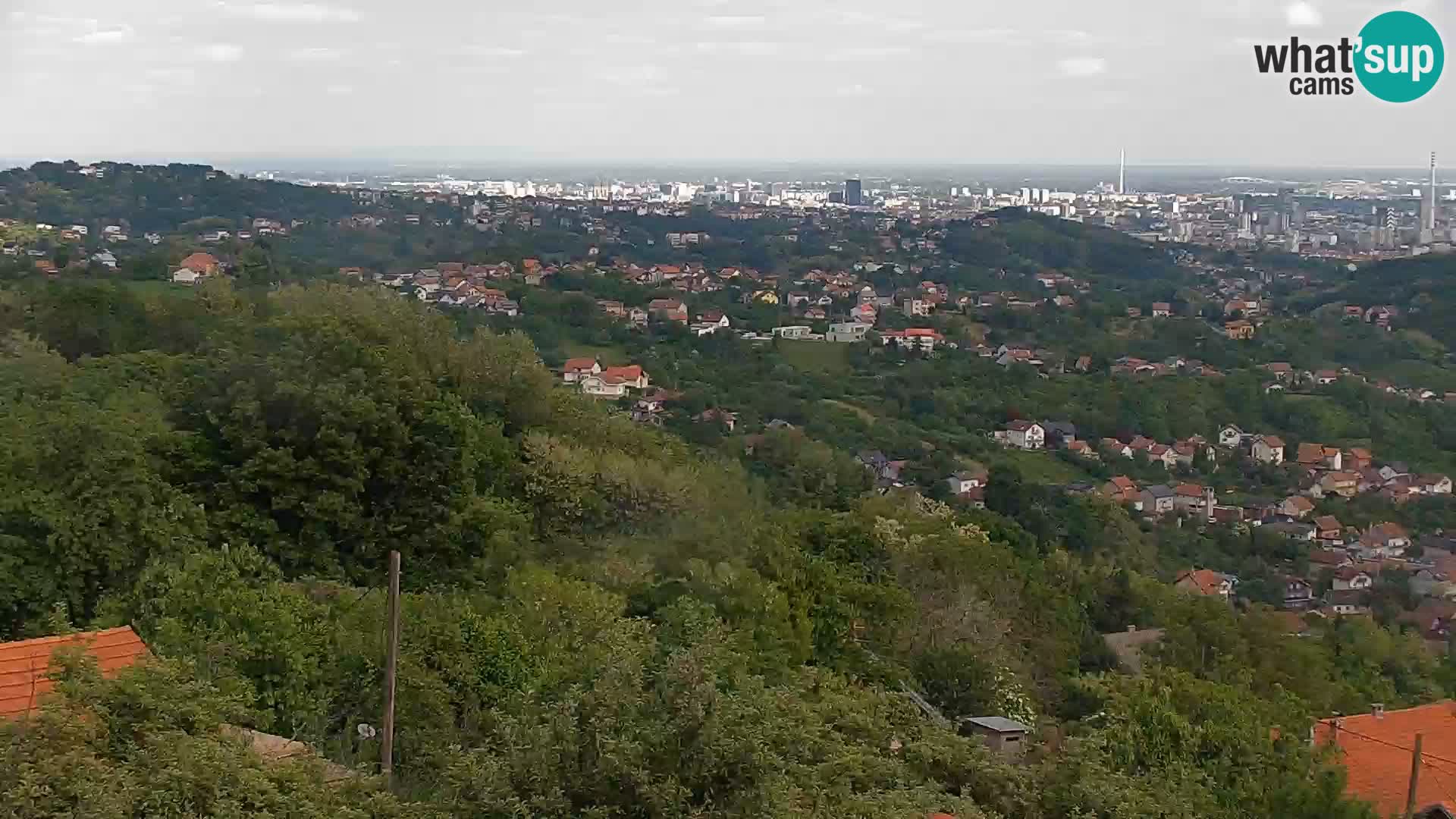 Panoramic view of Zagreb