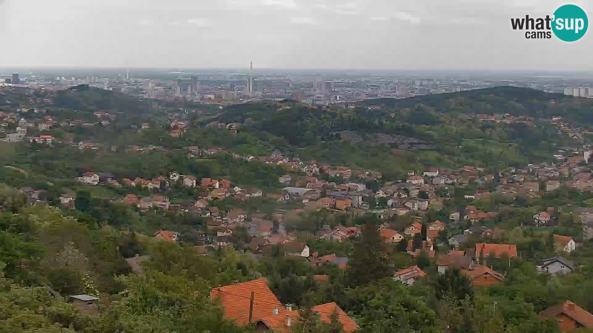 Vista panorámica de Zagreb