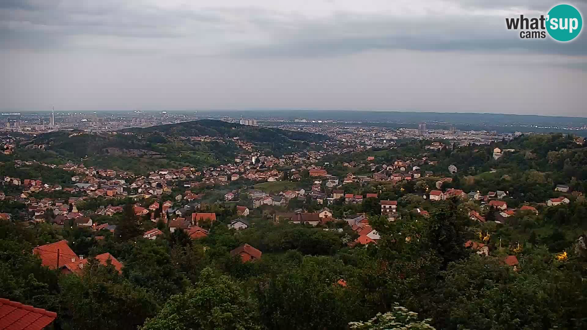 Panoramablick von Zagreb