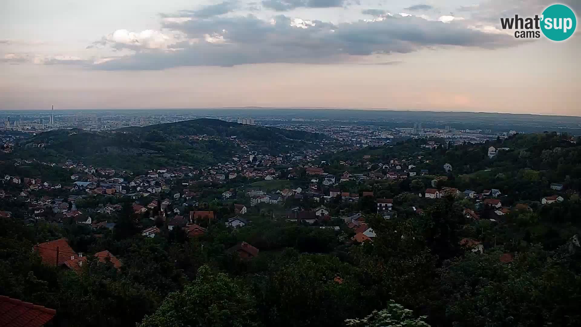 Panoramablick von Zagreb