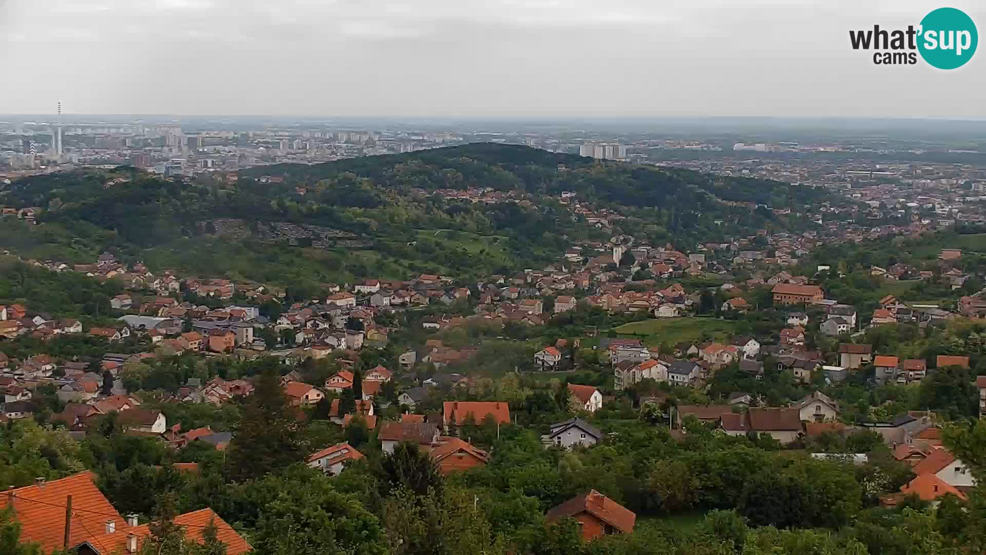 Panoramablick von Zagreb