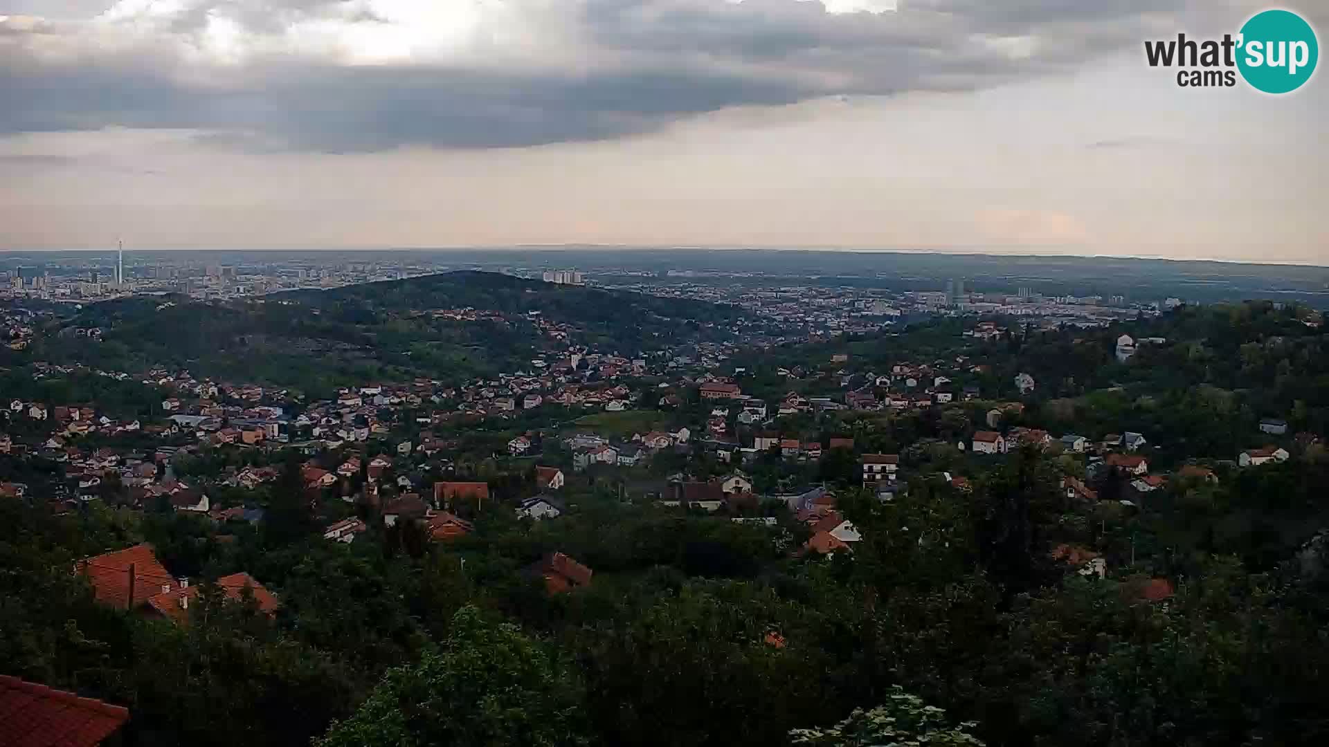 Panoramablick von Zagreb
