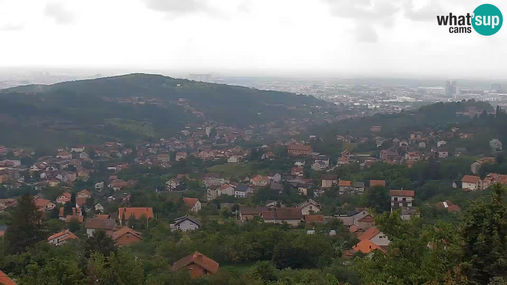 Panoramablick von Zagreb