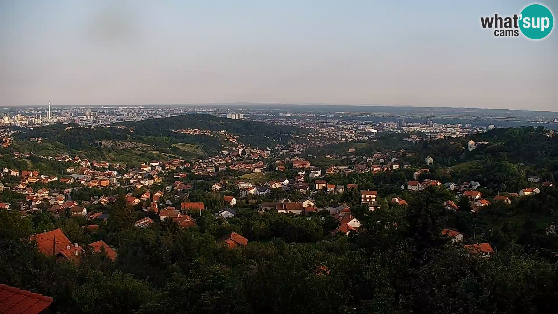Panoramski pogled na Zagreb