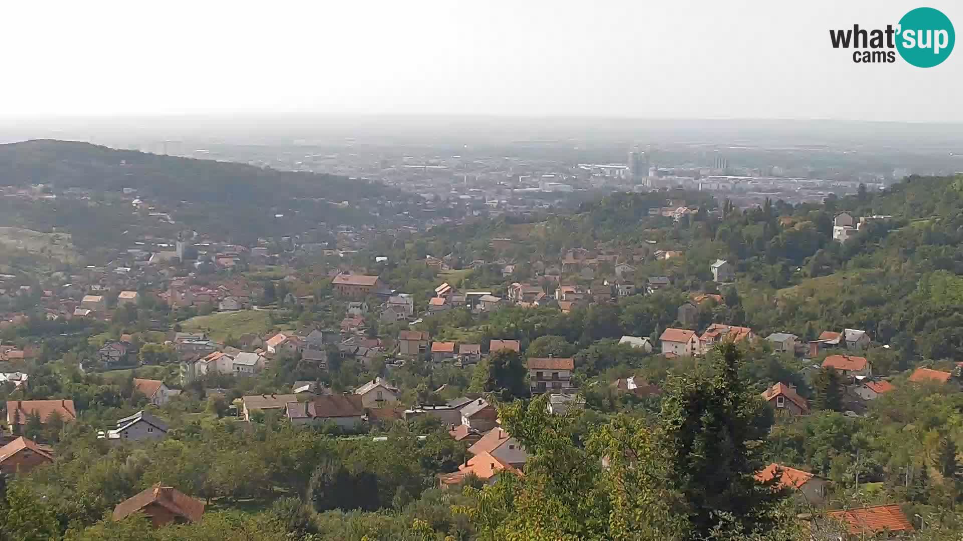 Panoramski pogled na Zagreb