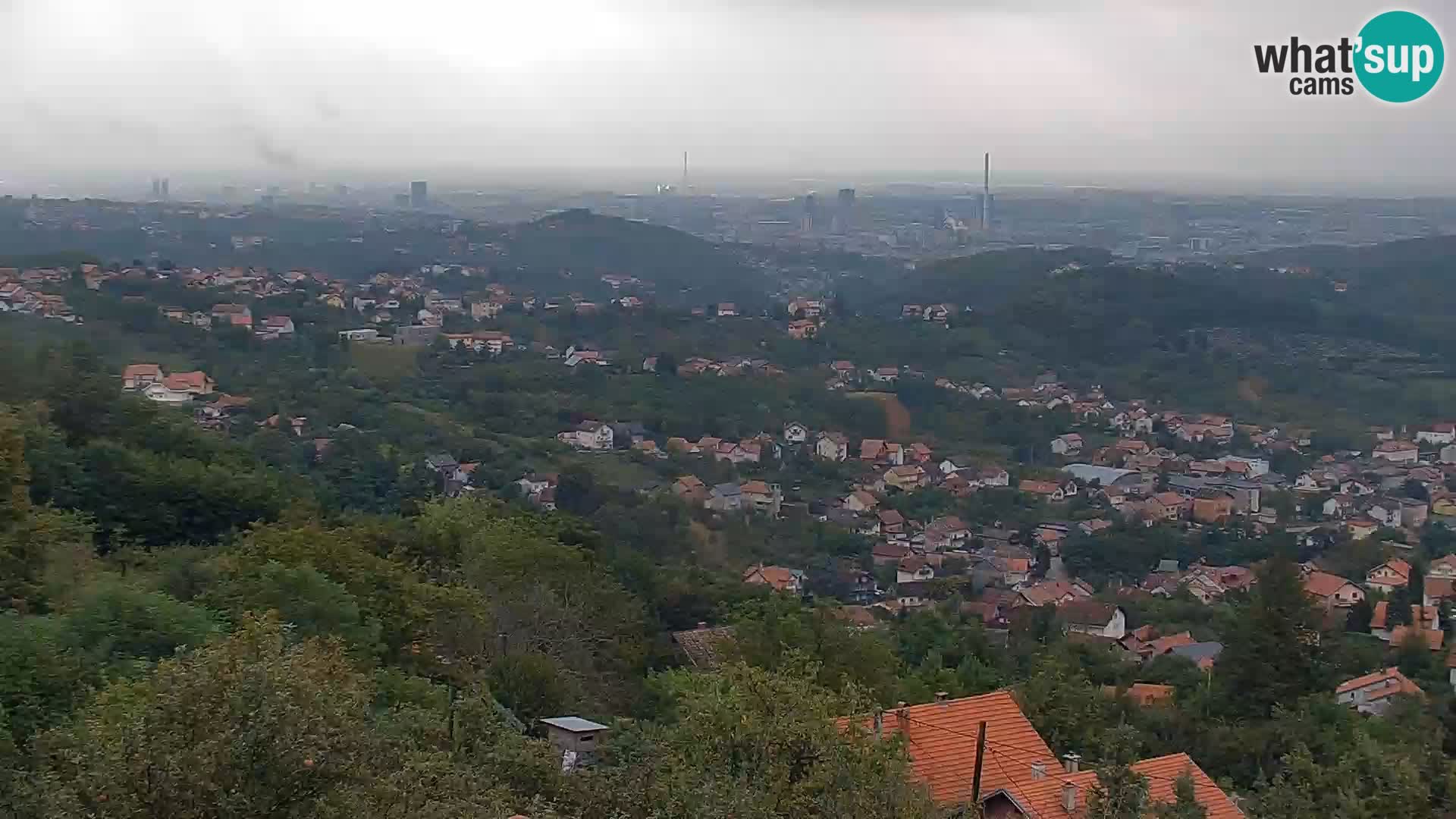 Panoramic view of Zagreb