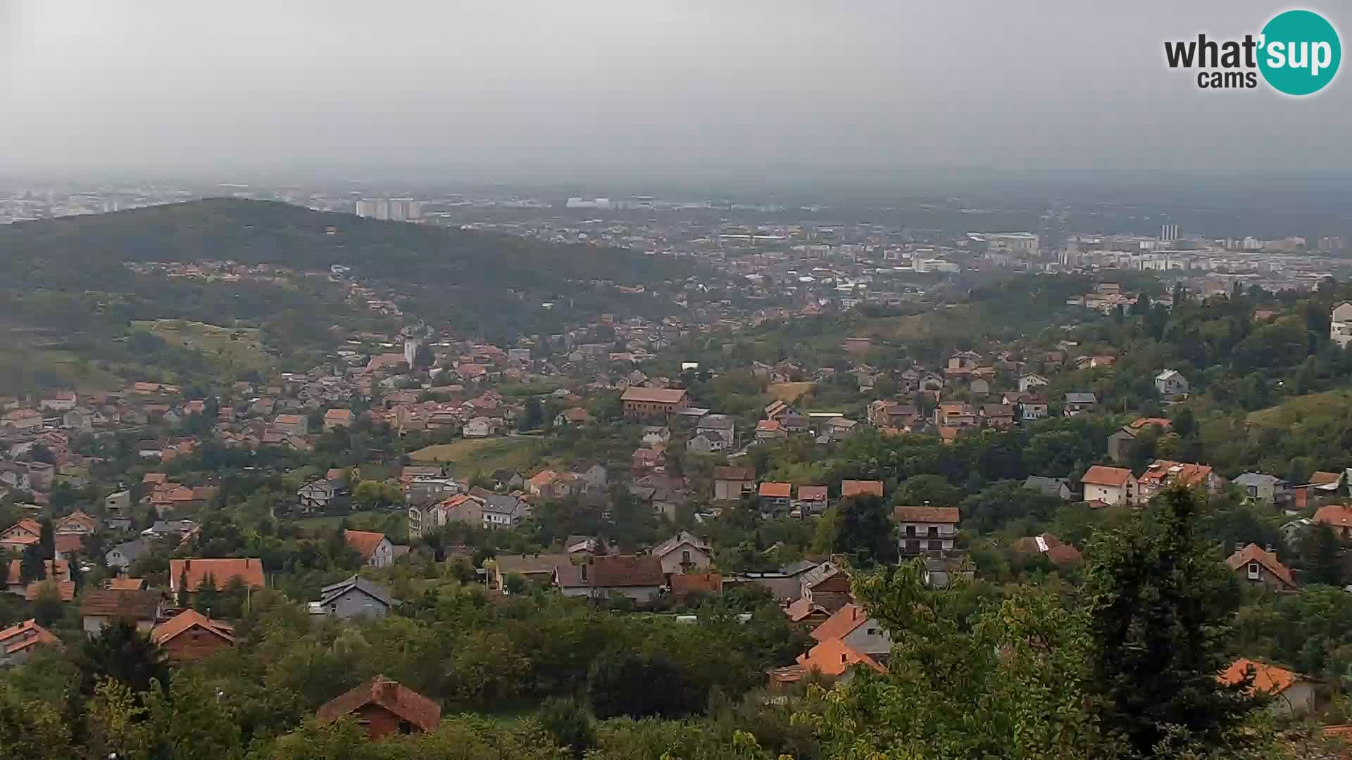 Panoramski pogled na Zagreb