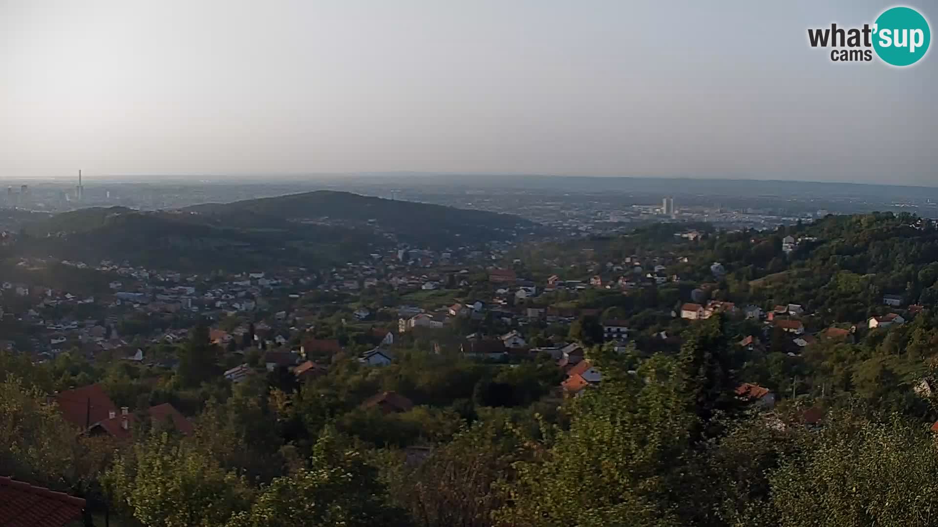 Panoramic view of Zagreb