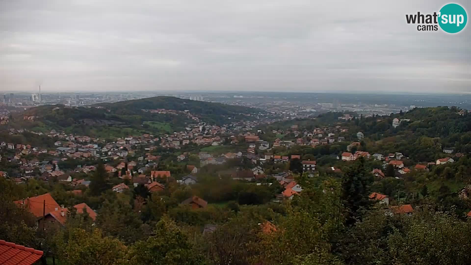 Panoramski pogled na Zagreb