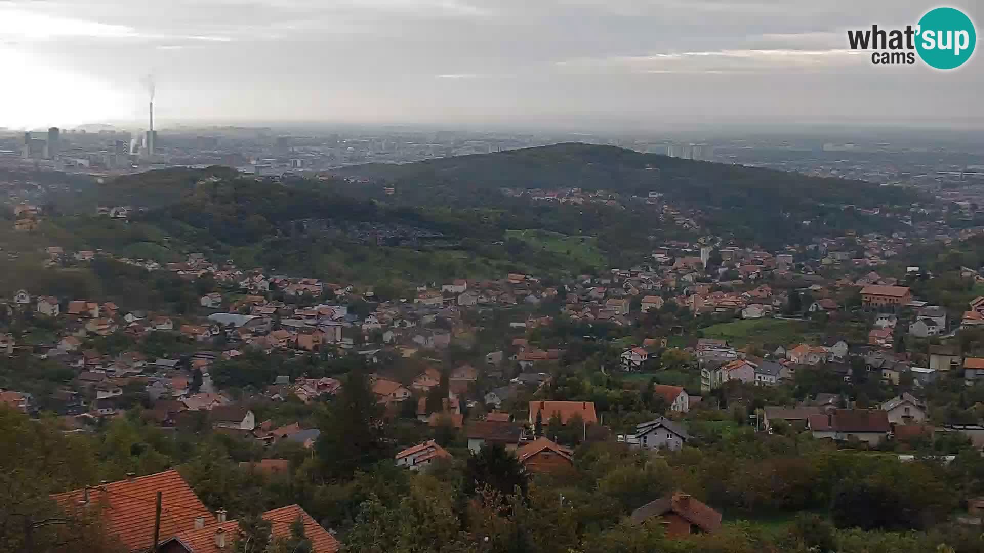 Vue panoramique de Zagreb