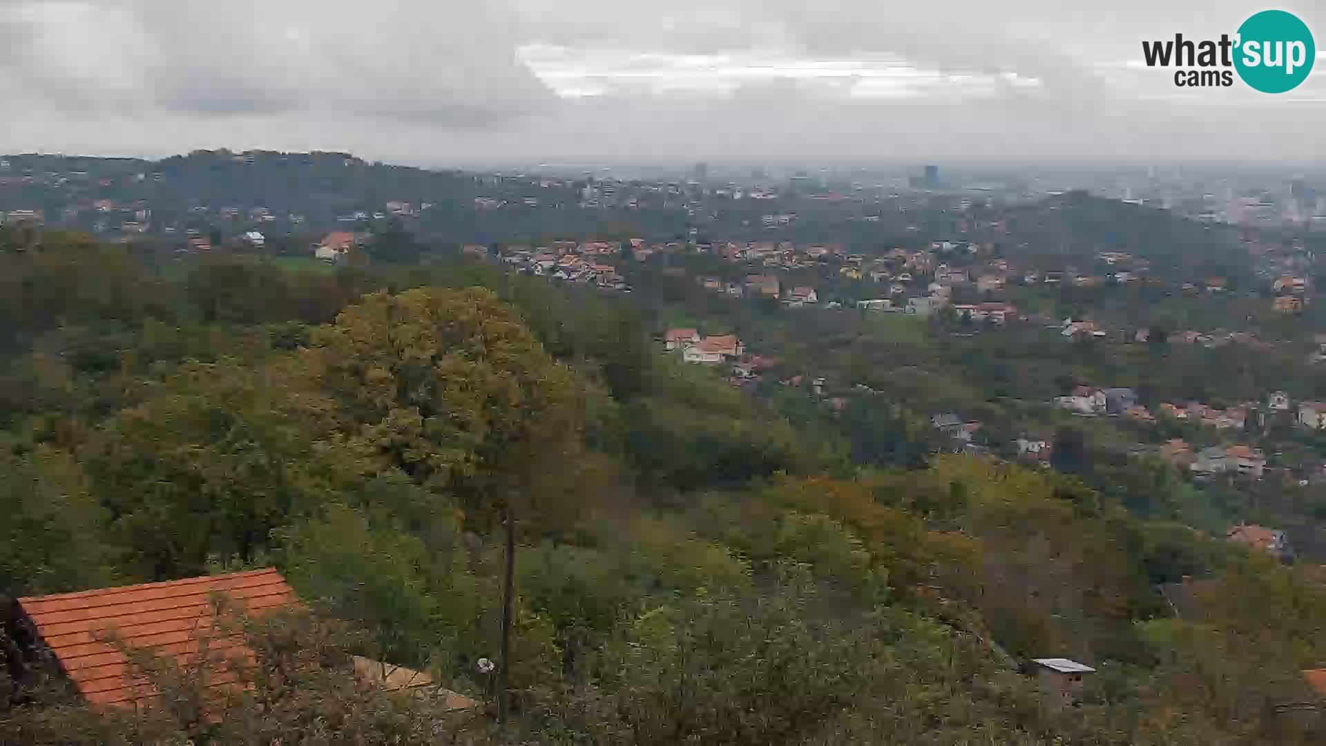 Vue panoramique de Zagreb