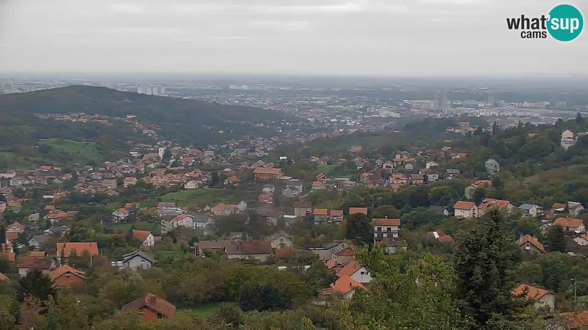 Vue panoramique de Zagreb