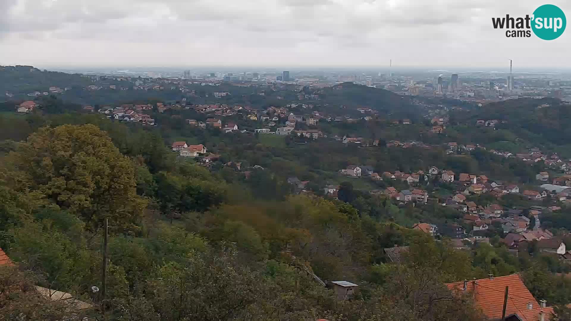 Panoramic view of Zagreb