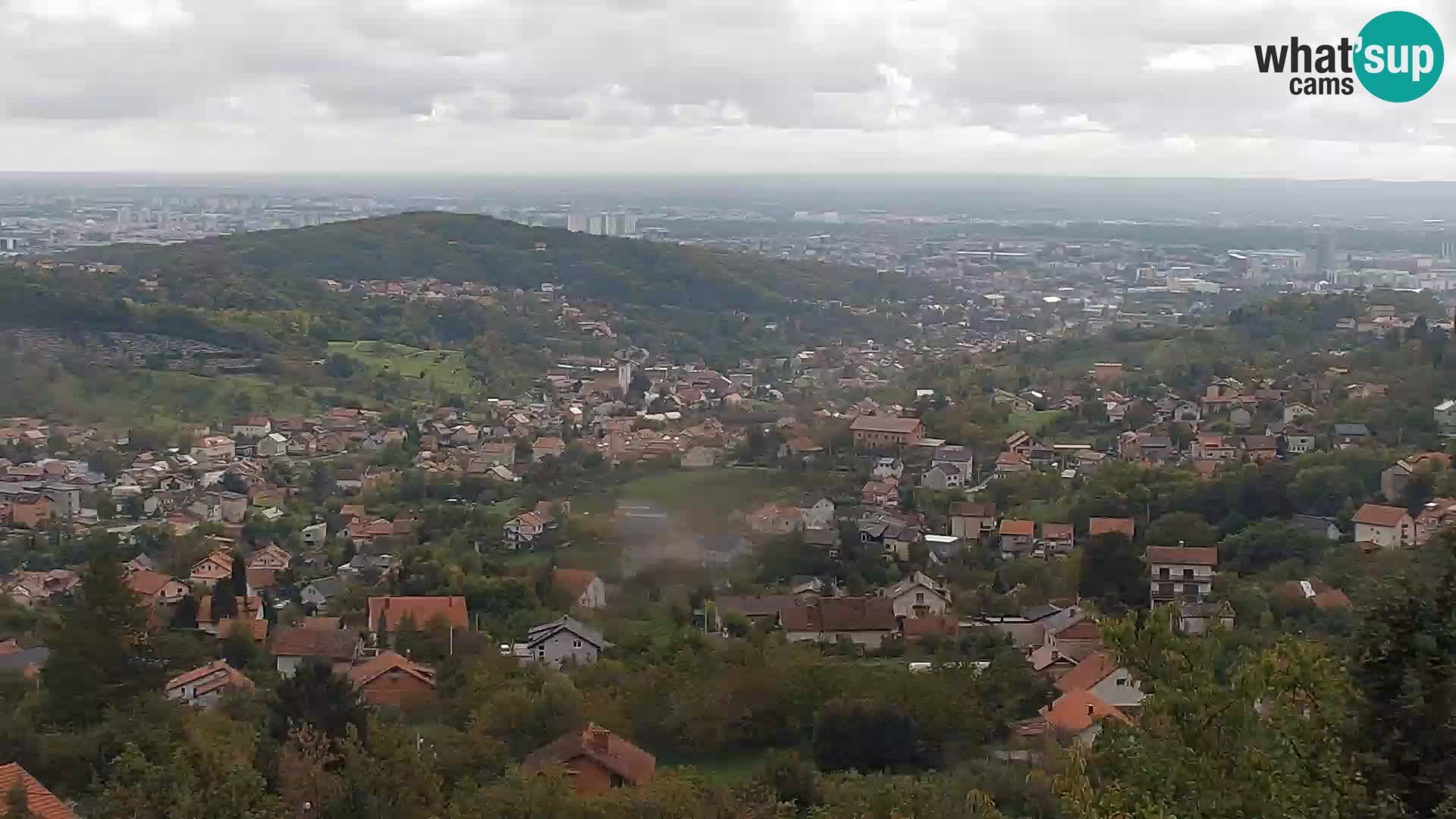 Panoramic view of Zagreb