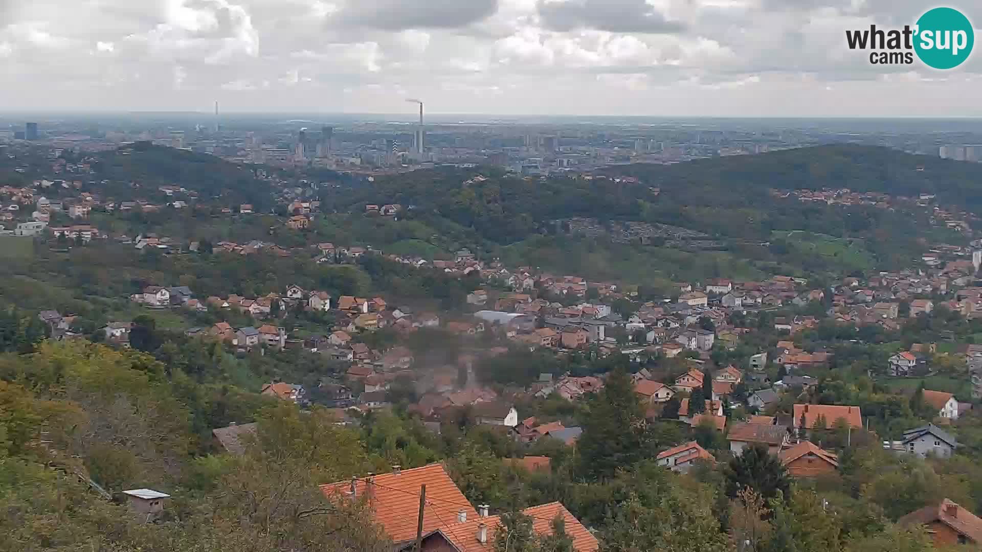 Panoramski pogled na Zagreb