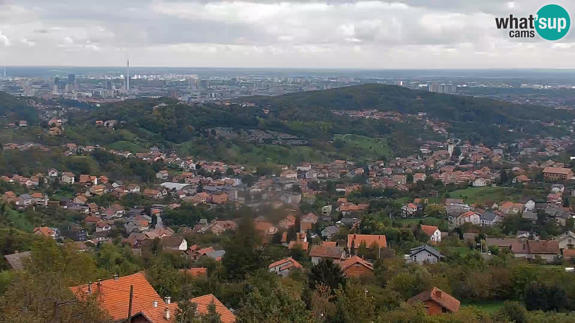 Panoramic view of Zagreb