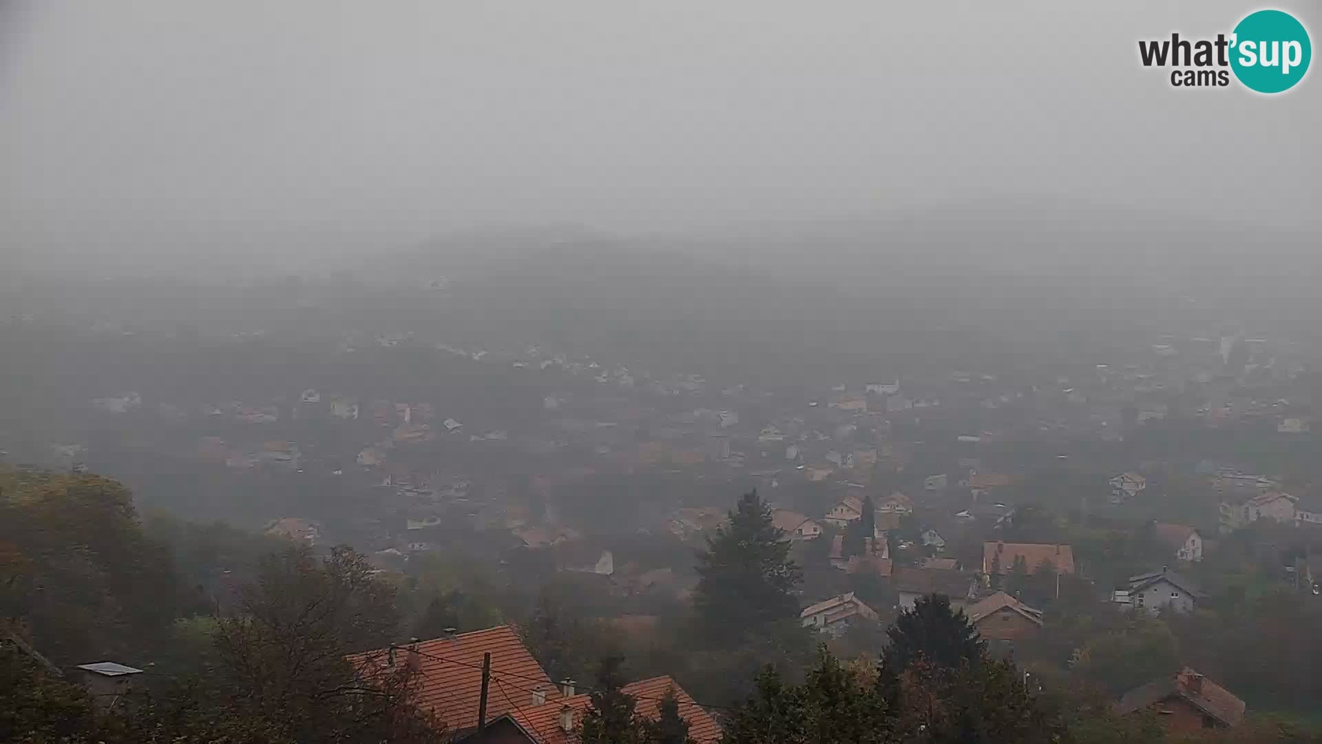 Vista panoramica di Zagabria